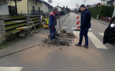 1 Sanacija propada na kolniku u Ulici Stjepana Gregorka - Ivanić-Grad - Javor Bojan Leš